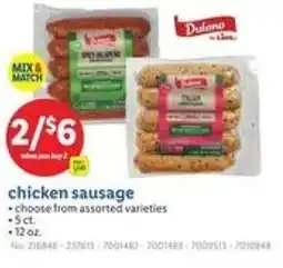 Lidl Chicken sausage offer
