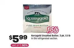 Grocery Outlet Kerrygold Unsalted Butter, 3 pk, 1.5 lb offer
