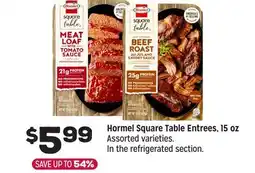 Grocery Outlet Hormel Square Table Entrees, 15 oz offer