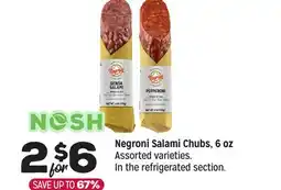 Grocery Outlet Negroni Salami Chubs, 6 oz offer