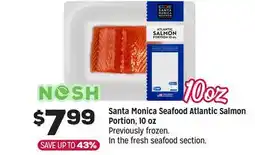 Grocery Outlet Santa Monica Seafood Atlantic Salmon Portion, 10 oz offer