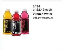 Walgreens Vitamin Water offer