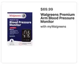 Walgreens Walgreens Premium Arm Blood Pressure Monitor offer