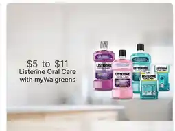 Walgreens Listerine Oral Care offer