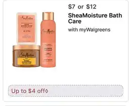 Walgreens SheaMoisture Bath Care offer