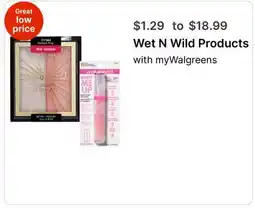 Walgreens Wet N Wild Products offer