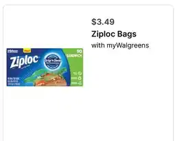 Walgreens Ziploc Bags offer