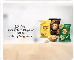 Walgreens Lay's Potato Chips or Ruffles offer
