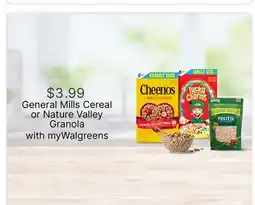 Walgreens General Mills Cereal or Nature Valley Granola offer