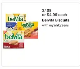 Walgreens Belvita Biscuits offer
