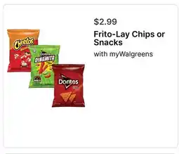 Walgreens Frito-Lay Chips or Snacks offer