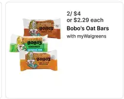 Walgreens Bobo's Oat Bars offer