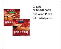 Walgreens DiGiorno Pizza offer