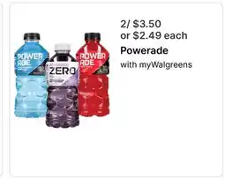 Walgreens Powerade offer