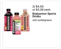 Walgreens Bodyarmor Sports Drinks offer