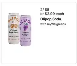 Walgreens Olipop Soda offer