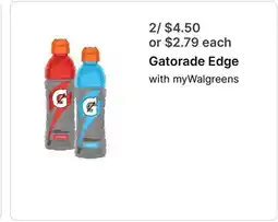 Walgreens Gatorade Edge offer