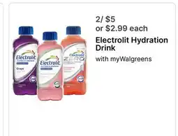 Walgreens Electrolit Hydration Drink offer