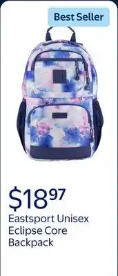 Walmart Eastsport Unisex Eclipse 19 Core Backpack, Soft Floral offer