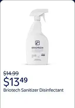 Walmart Briotech Sanitizer Disinfectant, Kill 99.99% of Viruses & Bacteria, Control Mold offer