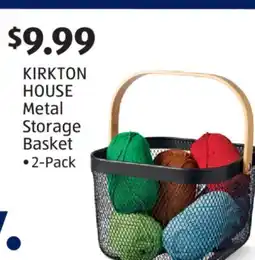 Aldi KIRKTON HOUSE Metal Storage Basket offer