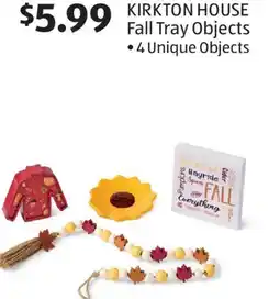 Aldi KIRKTON HOUSE Fall Tray Objects offer
