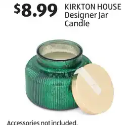 Aldi KIRKTON HOUSE Designer Jar Candle offer