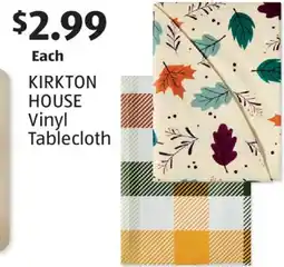 Aldi KIRKTON HOUSE Vinyl Tablecloth offer