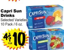 Superior Grocers Capri Sun Drinks offer