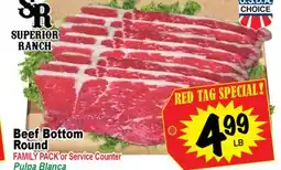 Superior Grocers Beef Bottom Round offer