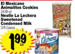 Superior Grocers El Mexicano Animalitos Cookies 24.69 oz. Nestle La Lechera Sweetened Condensed Milk 375 Grams offer