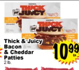 Superior Grocers Thick & Juicy Bacon Bacon & Cheddar & Cheddar Patties offer