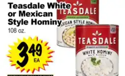 Superior Grocers Teasdale White or Mexican or Mexican Style Hominy offer