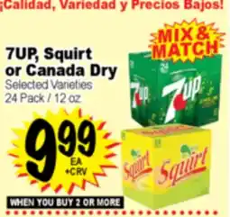 Superior Grocers 7UP, Squirt 7UP, Squirt or Canada Dry or Canada Dry offer
