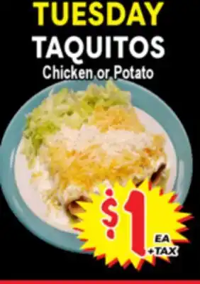 Superior Grocers TAQUITOS offer