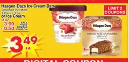 Superior Grocers Haagen-Dazs Ice Cream Bars Ice offer