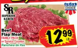 Superior Grocers Beef Flap Meat offer