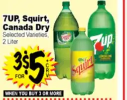 Superior Grocers 7UP, Squirt, Canada Dry offer