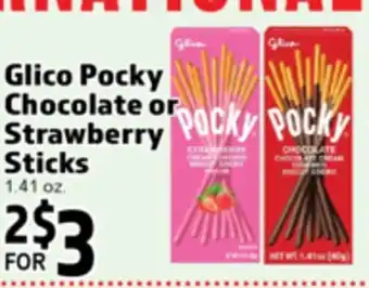 Superior Grocers Glico Pocky Chocolate or Strawberry Sticks offer