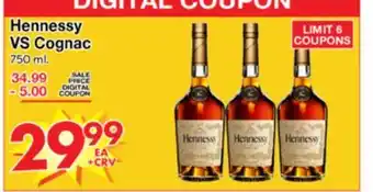 Superior Grocers Hennessy VS Cognac offer
