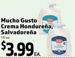 Superior Grocers Mucho Gusto Crema Hondureña, Salvadoreña offer