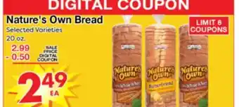 Superior Grocers Nature's Own Bread offer