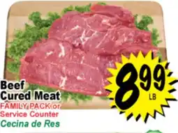 Superior Grocers Beef Cured Meat offer