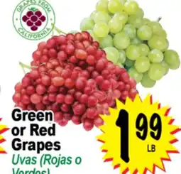 Superior Grocers Green or Red Grapes offer