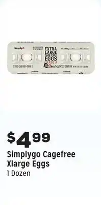 Grocery Outlet Cagefree Xlarge Eggs offer