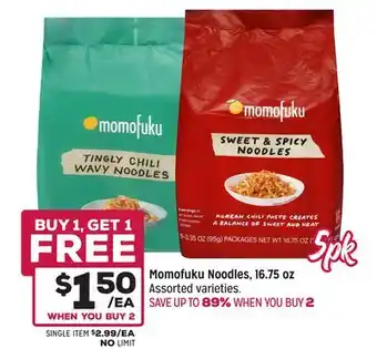 Grocery Outlet Momofuku Noodles, 16.75 oz offer