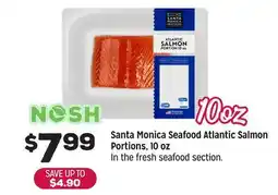 Grocery Outlet Santa Monica Seafood Atlantic Salmon Portions, 10 oz offer