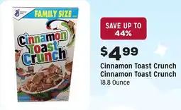 Grocery Outlet Cinnamon Toast Crunch offer