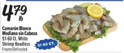 El Super Fresh 51-60 Ct. White Shrimp Headless offer