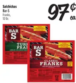 El Super Fresh Bar-S Franks offer